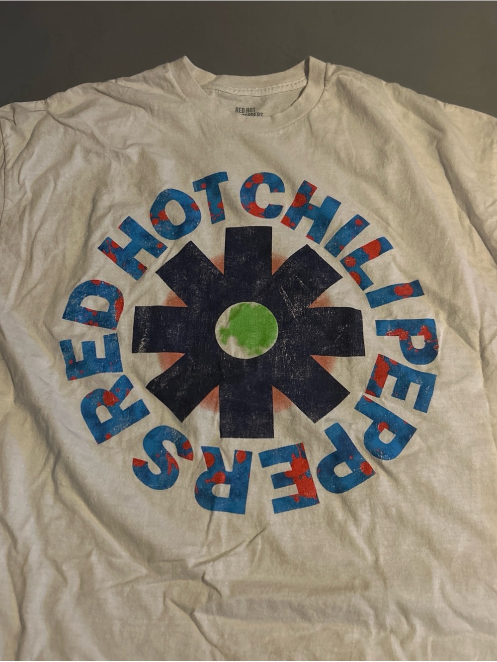 Red Hot Chili Peppers White Graphic Tshirt